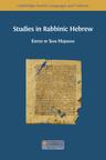 Studies in Rabbinic Hebrew - cover image