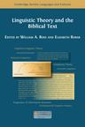 Linguistic Theory and the Biblical Text - cover image