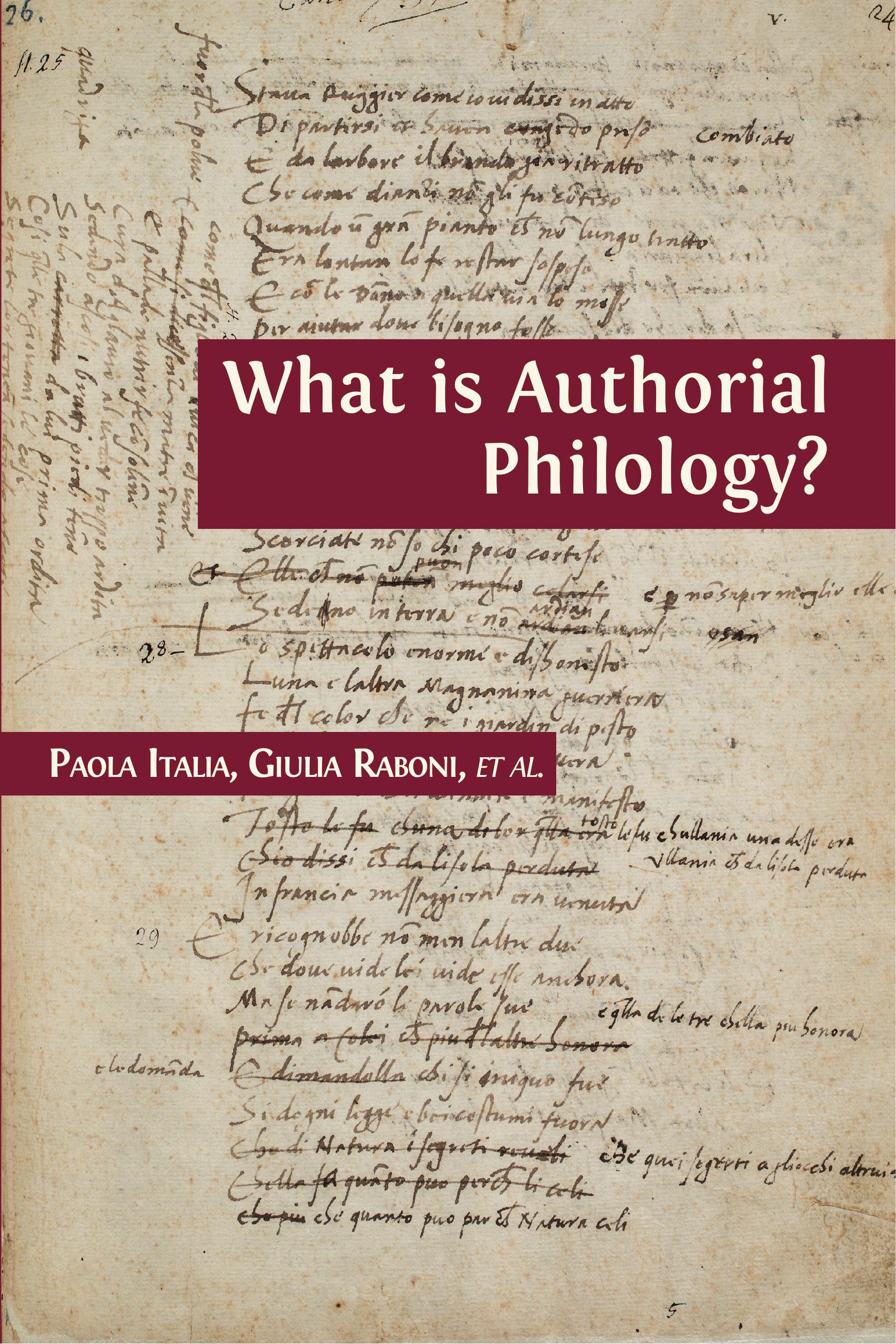 What is Authorial Philology?